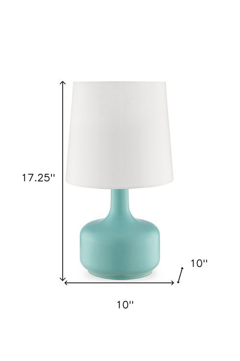 Modern Mint Green Table Lamp with Touch Switch